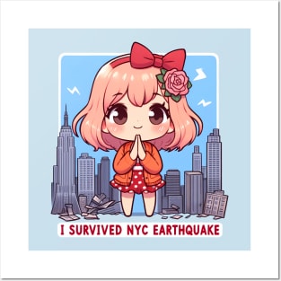 I Survived The NYC Earthquake 2024 Posters and Art